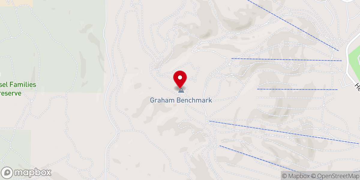 Map showing location of Graham Chapel