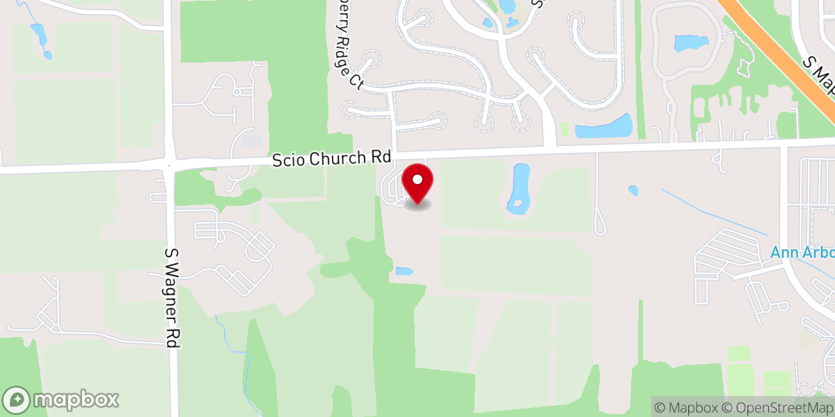 Map showing location of St Nicholas Greek Orthodox Church