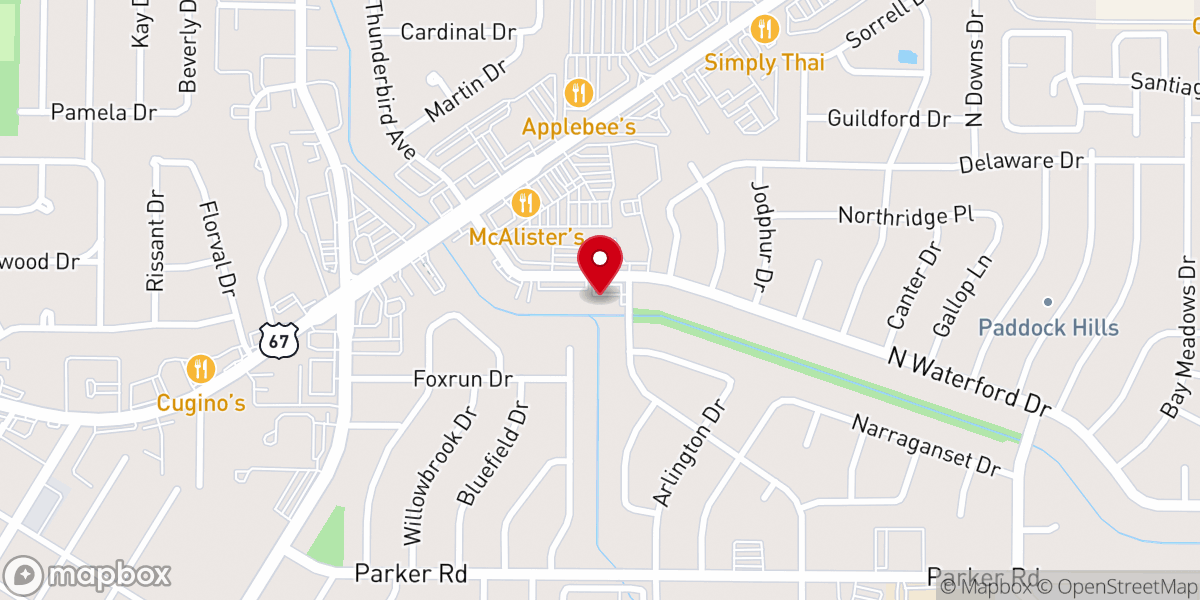 Map showing location of Word-Life Ministries Worship