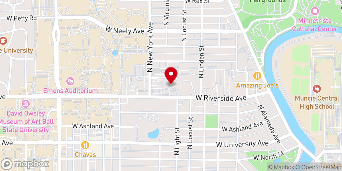 Map showing location of St. Francis of Assisi Catholic Church