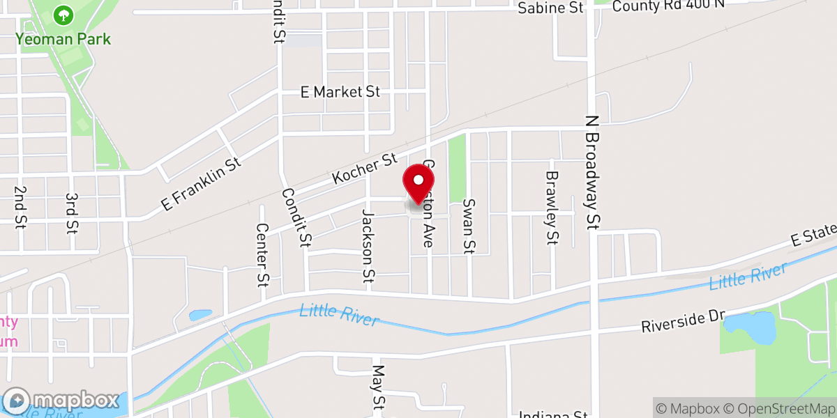 Map showing location of Risen Savior Anglican Church