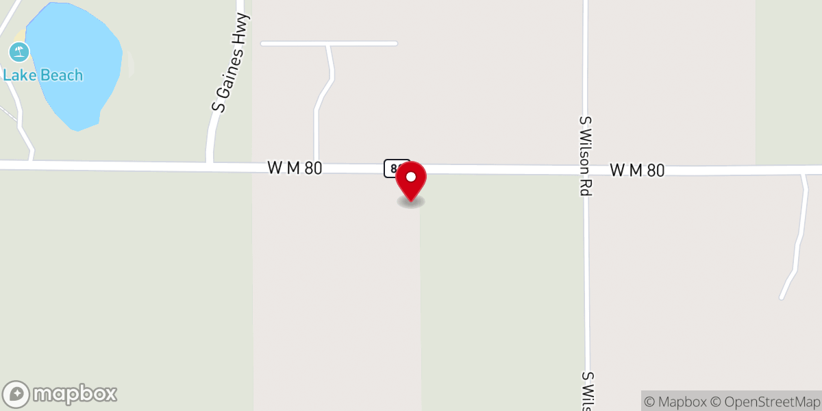 Map showing location of Fundamental Baptist Church