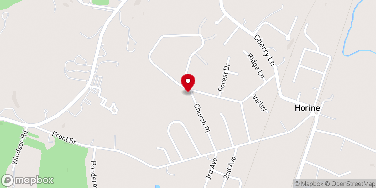 Map showing location of The Chapel at Victory Farms