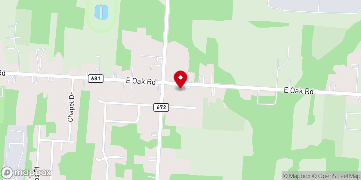 Map showing location of St Barbara’s RC Chapel