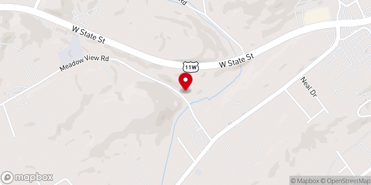 Map showing location of Throne of Grace Baptist Tabernacle