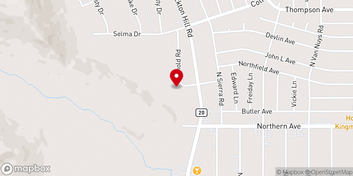 Map showing location of Living Faith Assembly Of God