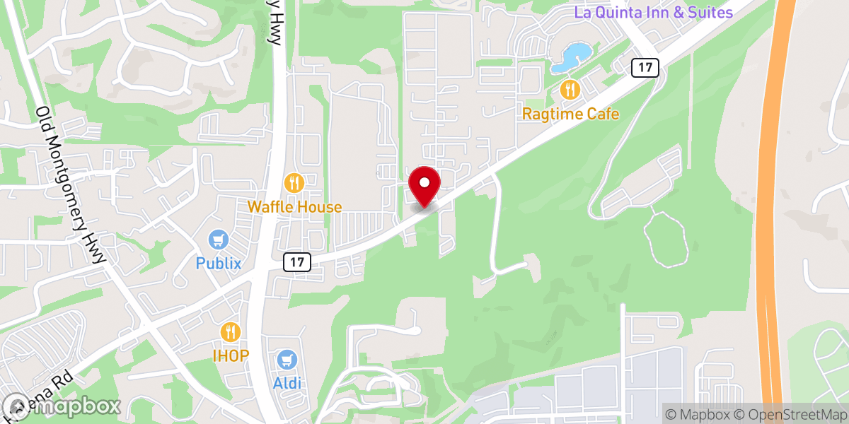 Map showing location of Truth International Church