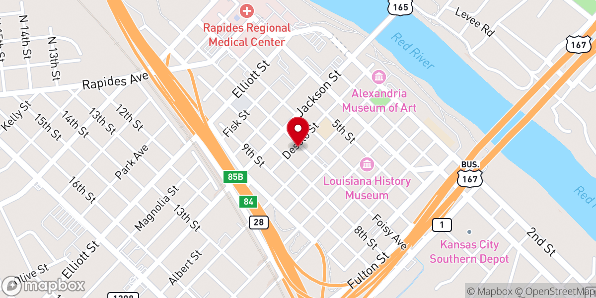 Map showing location of Focused Light Inc