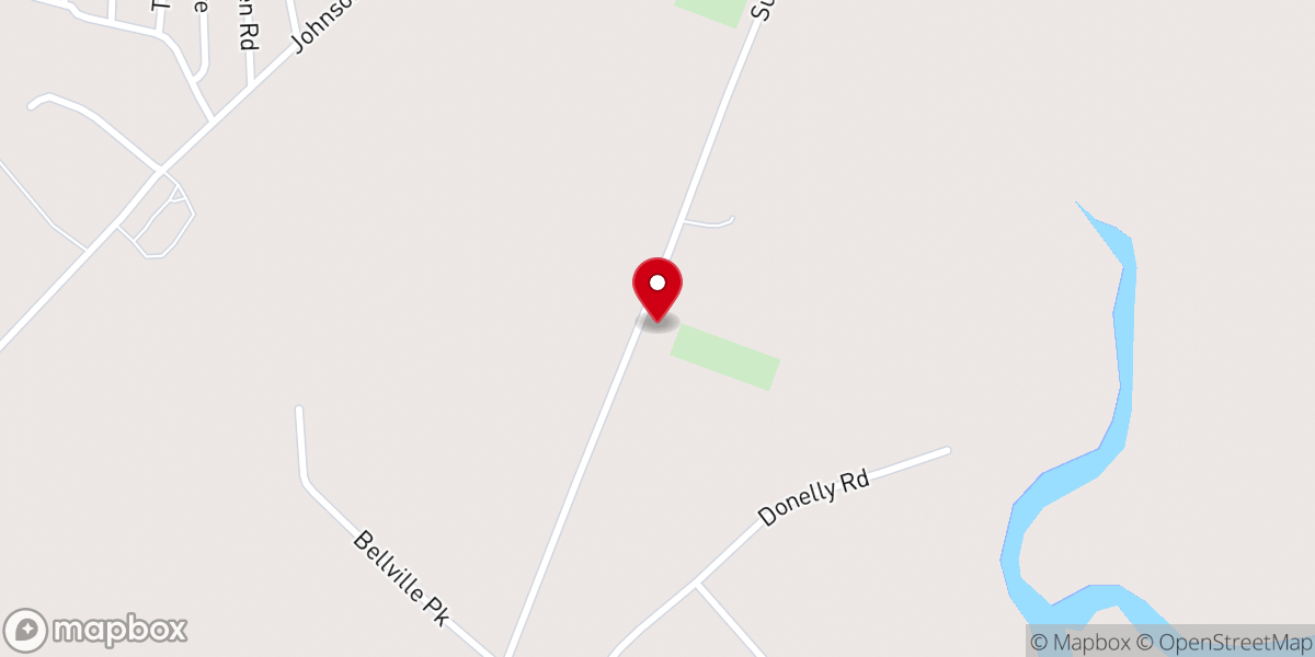 Map showing location of Crescent Baptist Church