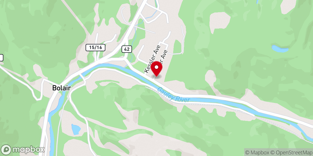 Map showing location of Mountain Marketplace Mission