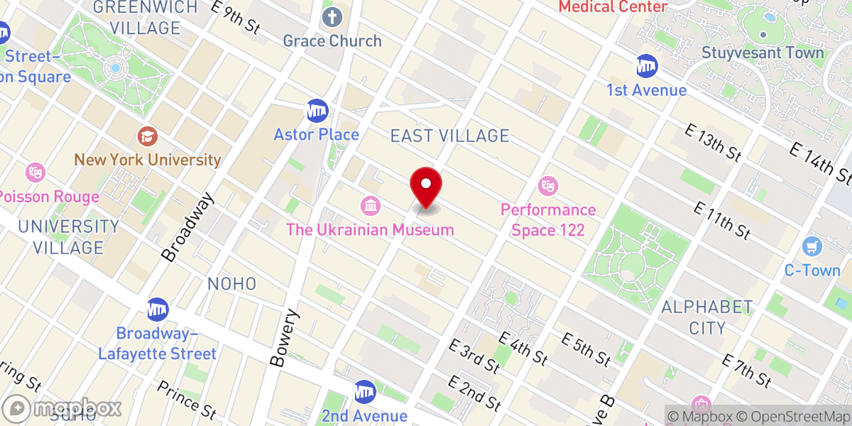 Map showing location of Universal Self Inc
