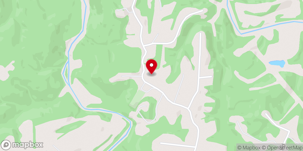 Map showing location of Evergreen Hills Freewill Baptist