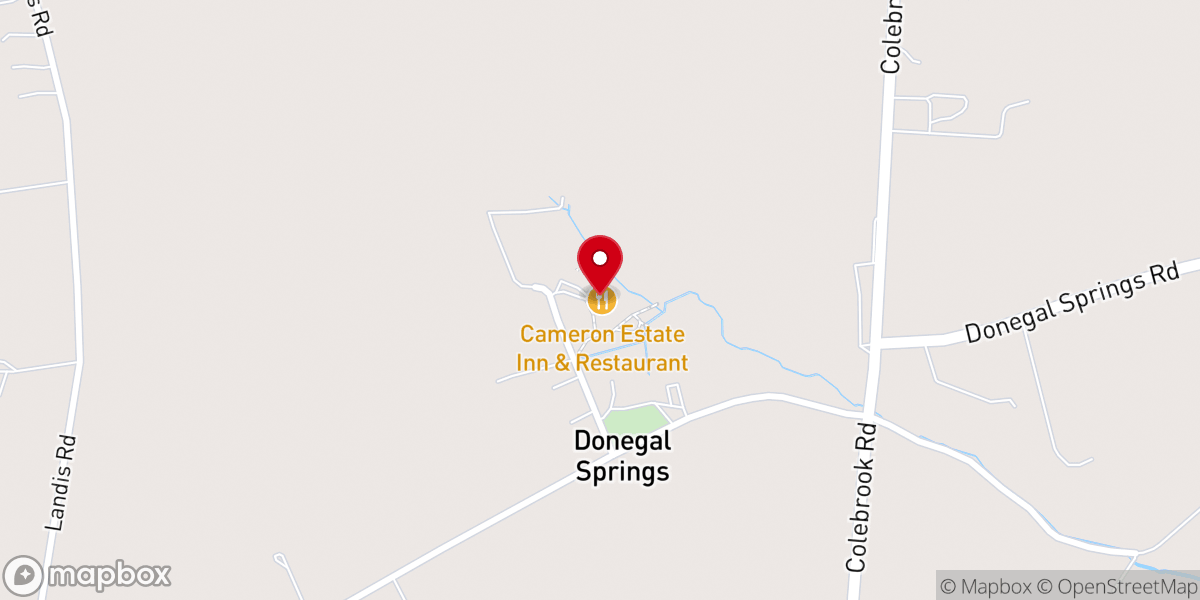 Map showing location of Cameron Estate