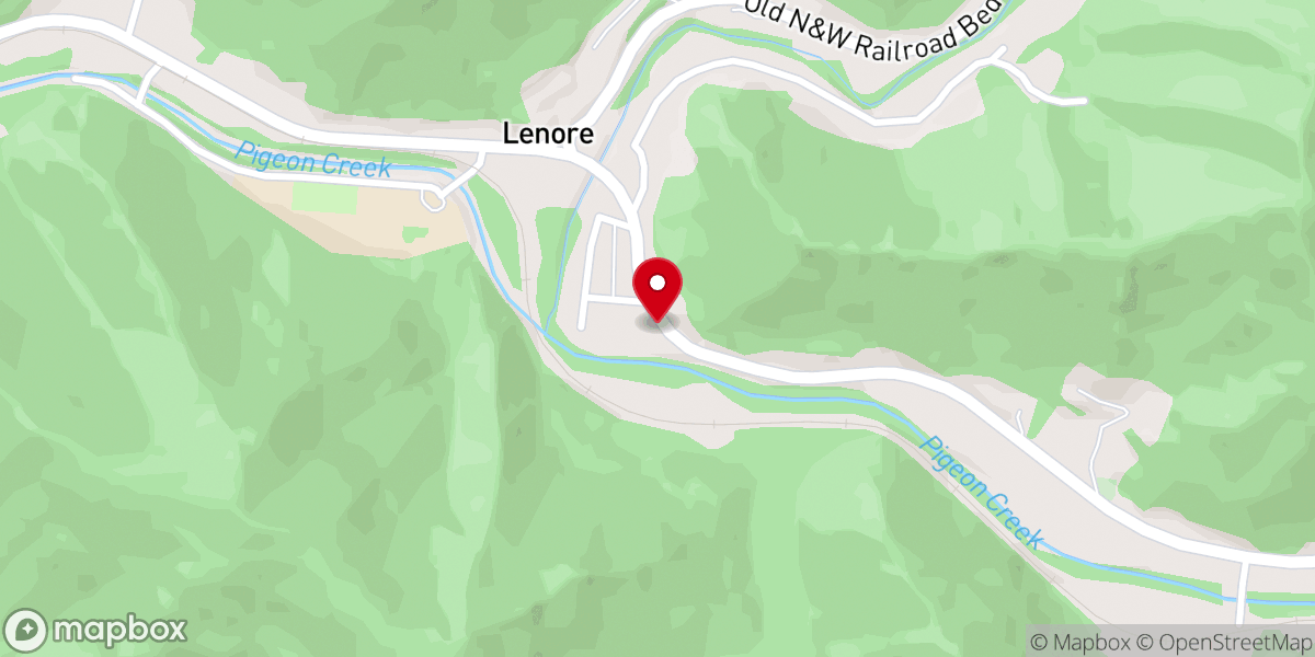 Map showing location of Fellowship Baptist Church