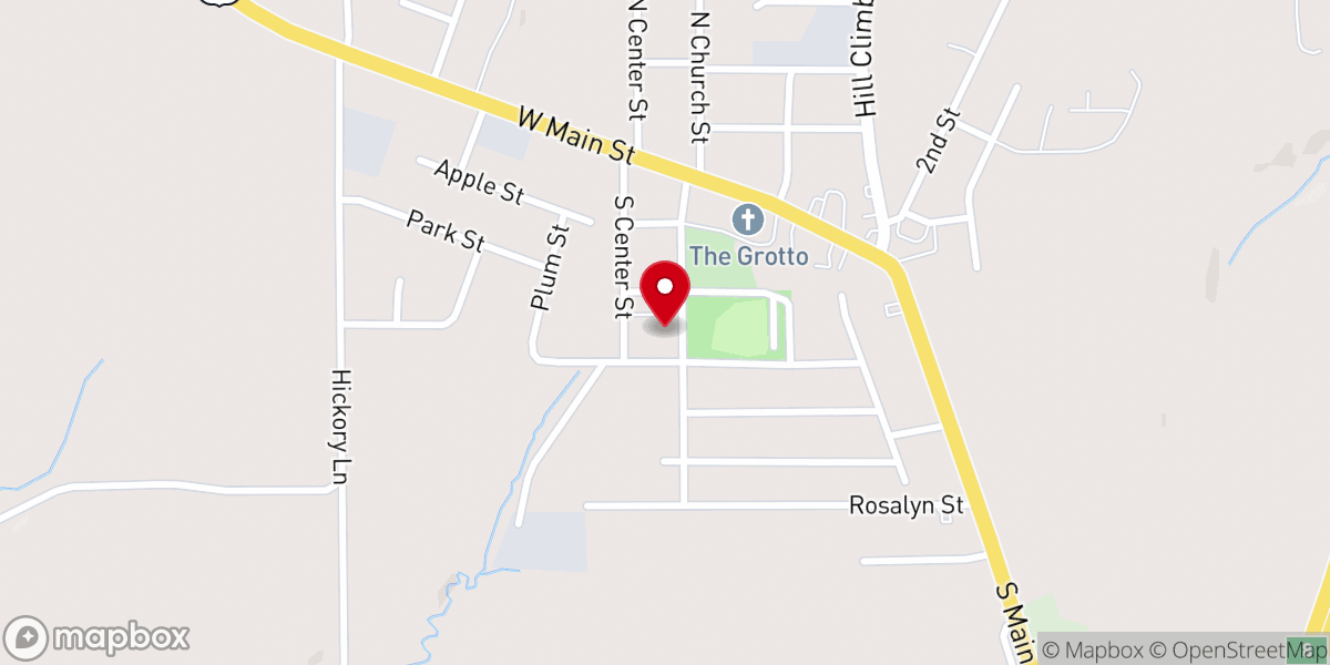 Map showing location of Sun Valley Apartments