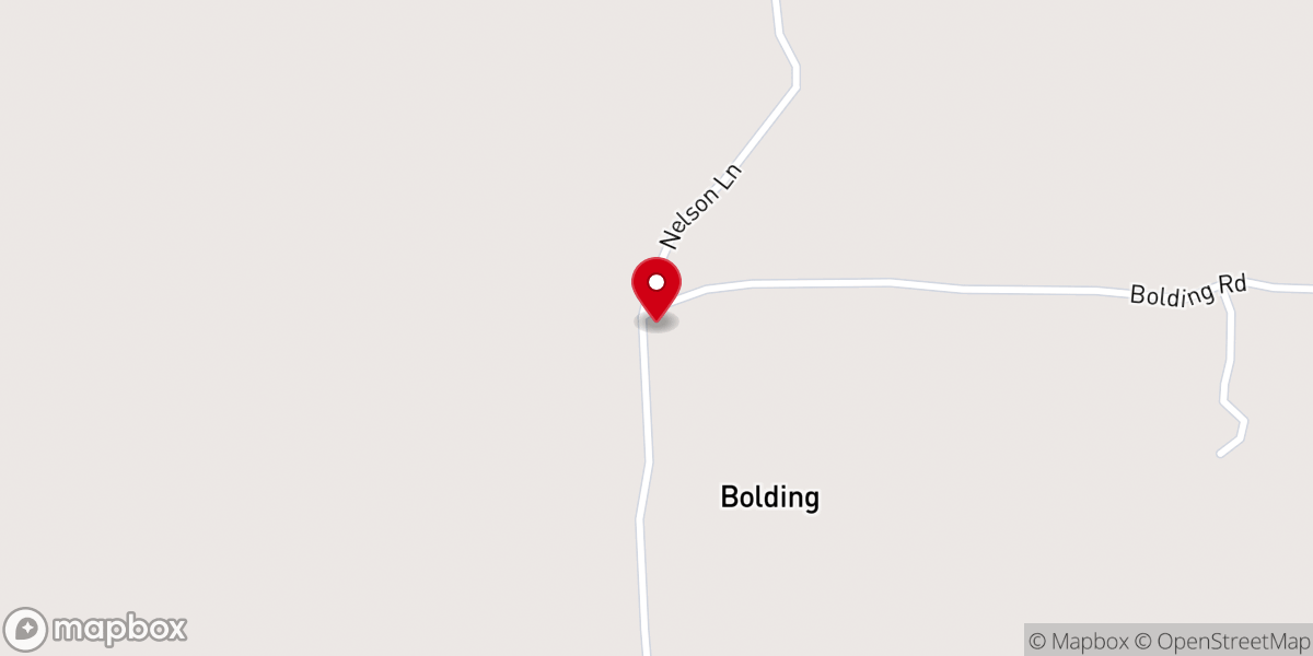 Map showing location of Bolding Methodist Church