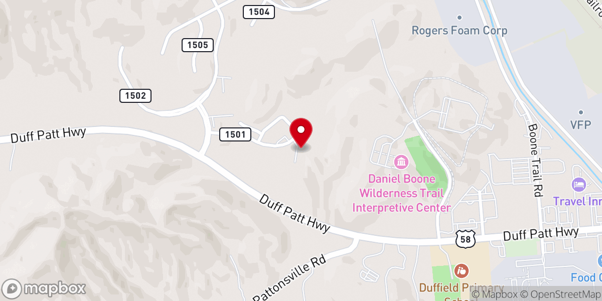 Map showing location of Three Bells Methodist Church