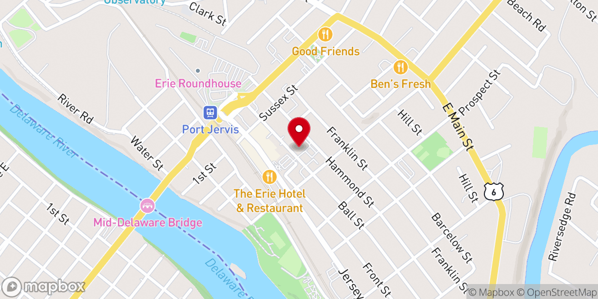 Map showing location of Saint Mary's Roman Catholic Church