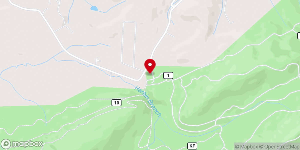 Map showing location of Doe Mountain Recreation Area