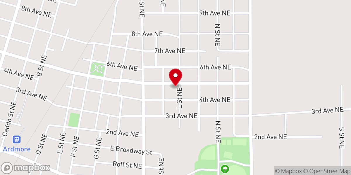 Map showing location of Abundant Life The WELL