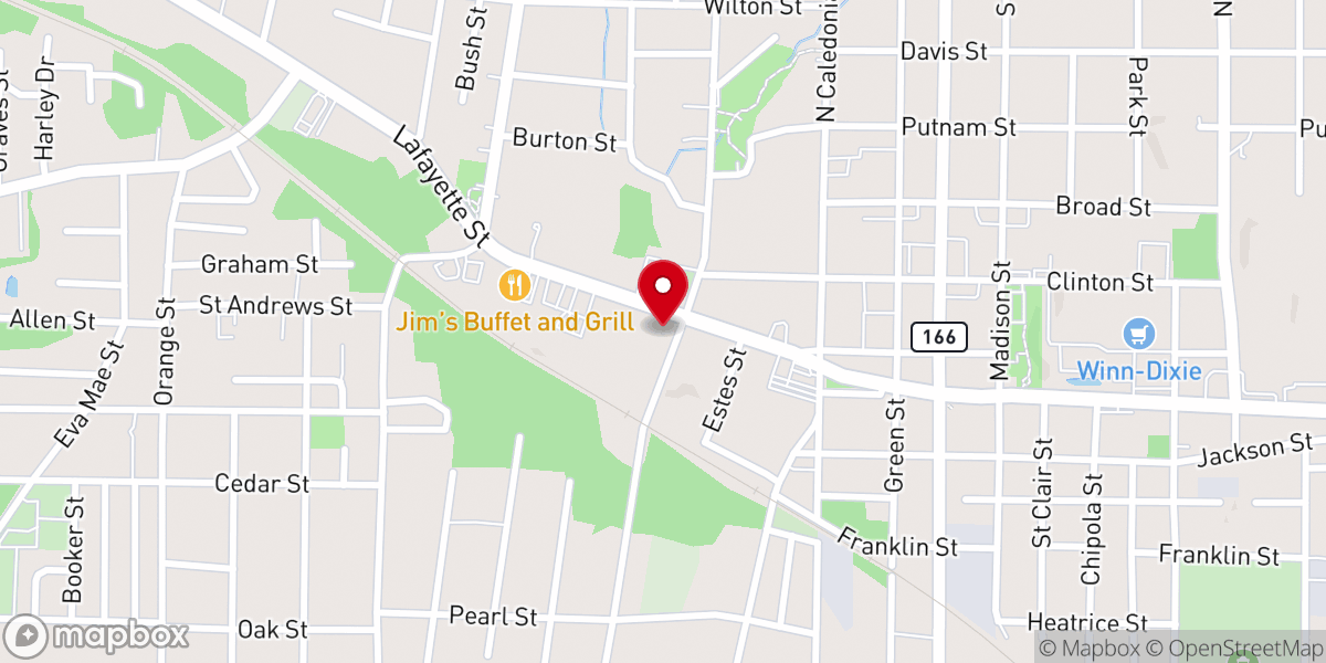 Map showing location of Sanctuary Cannabis Marianna Dispensary