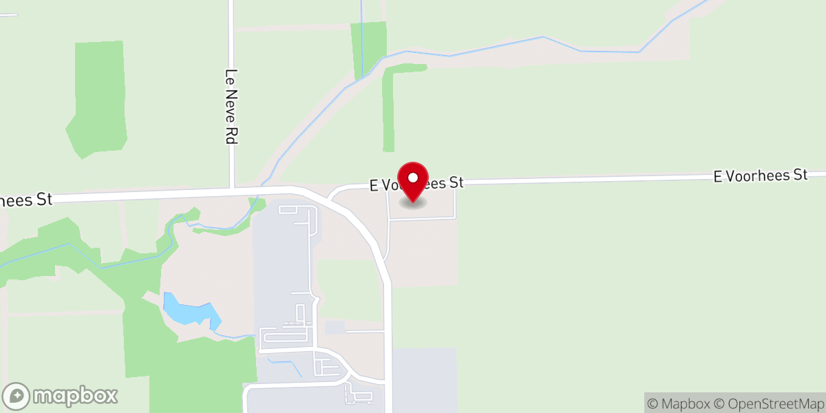 Map showing location of Second Church of Christ