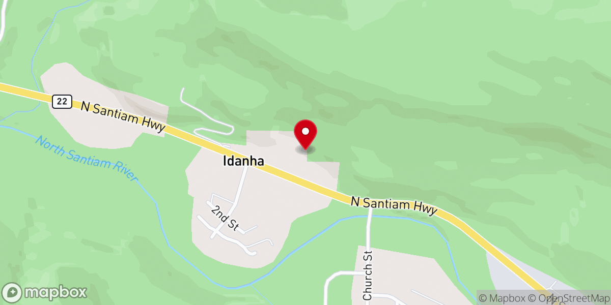 Map showing location of Idanha