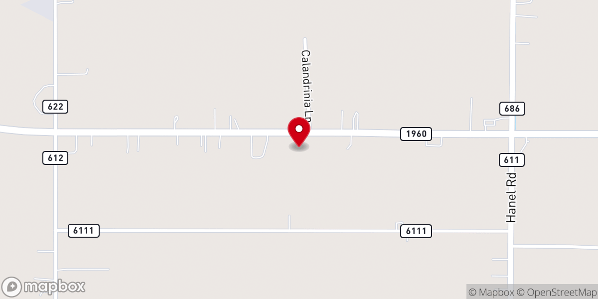 Map showing location of Grace Community Baptist Church
