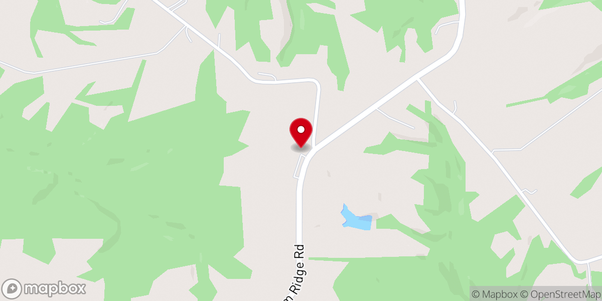 Map showing location of Pleasant Ridge Church of Christ