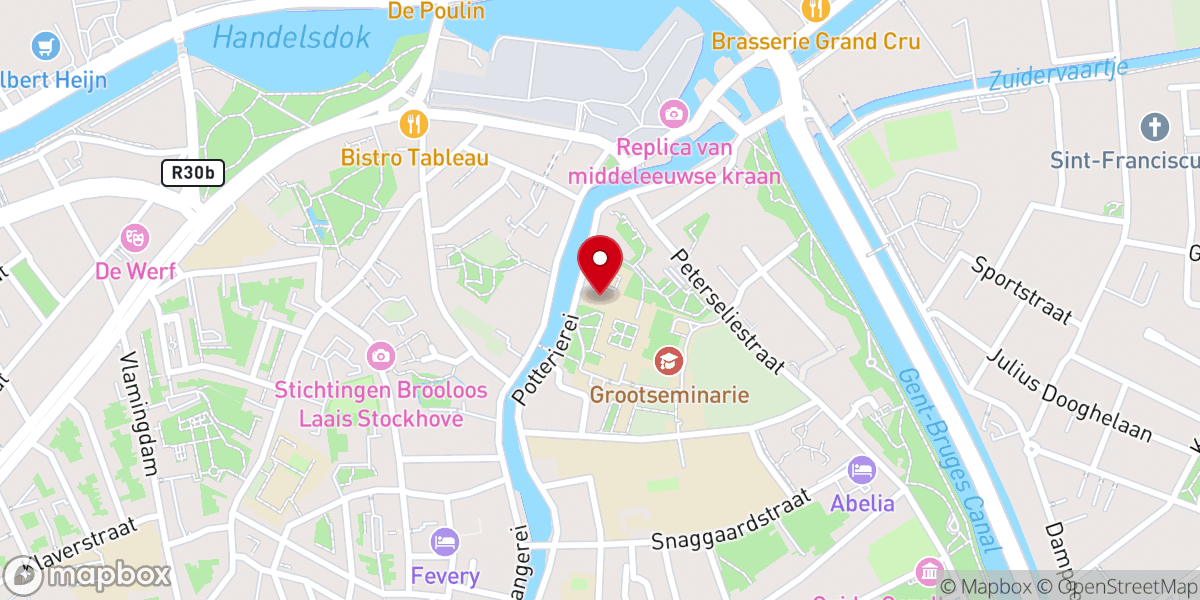 Map showing location of Heilige Maagd Mariakerk