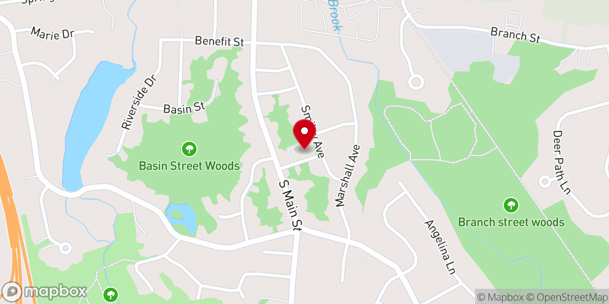 Map showing location of CrossPointe Church