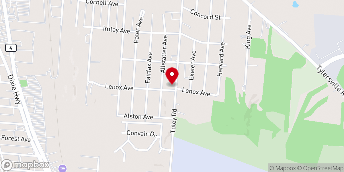 Map showing location of Full Gospel Pentecostal Church