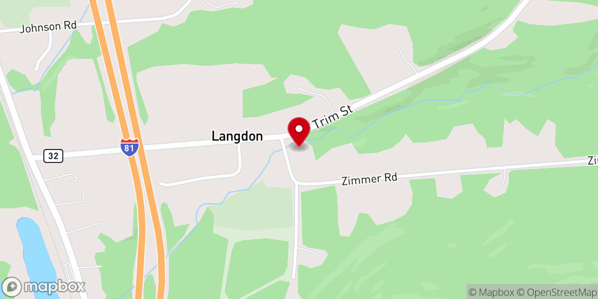 Map showing location of Christian Church of Fellowship