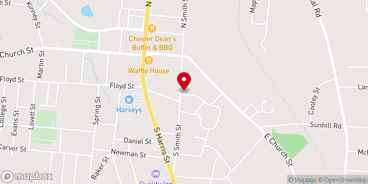Map showing location of St Williams Catholic Church