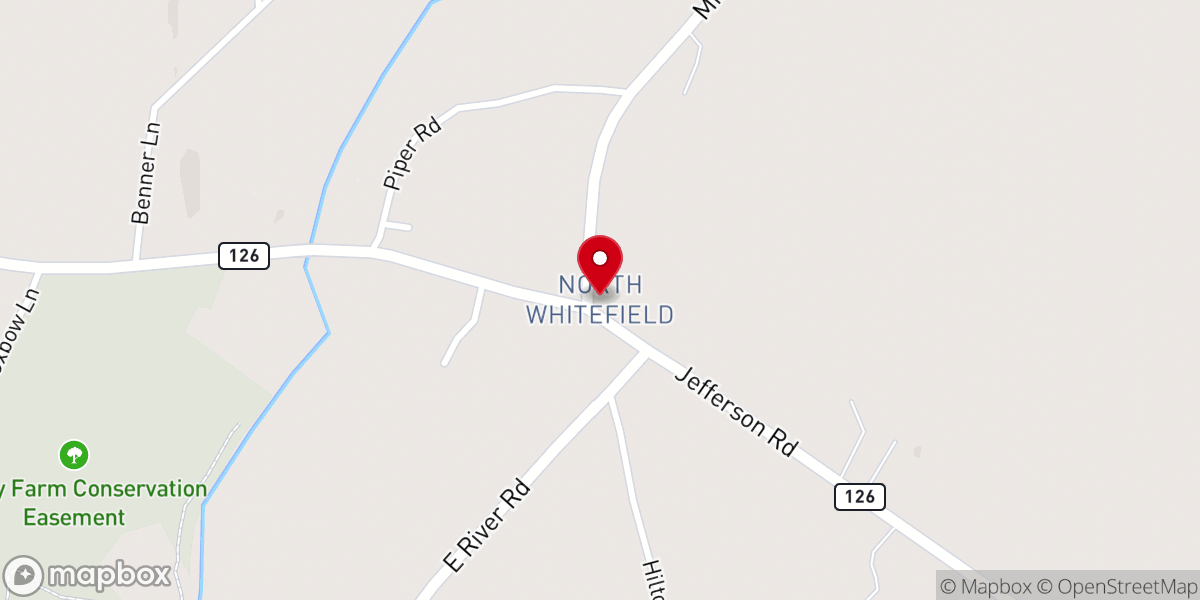 Map showing location of North Whitefield