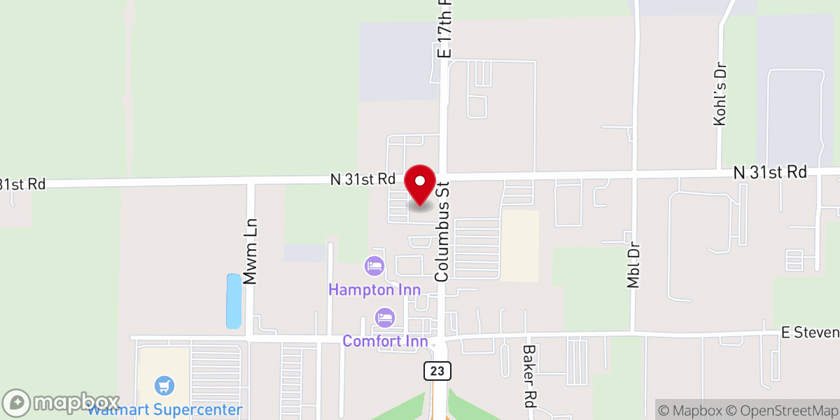 Map showing location of Crossbridge Community Church- Ottawa Campus
