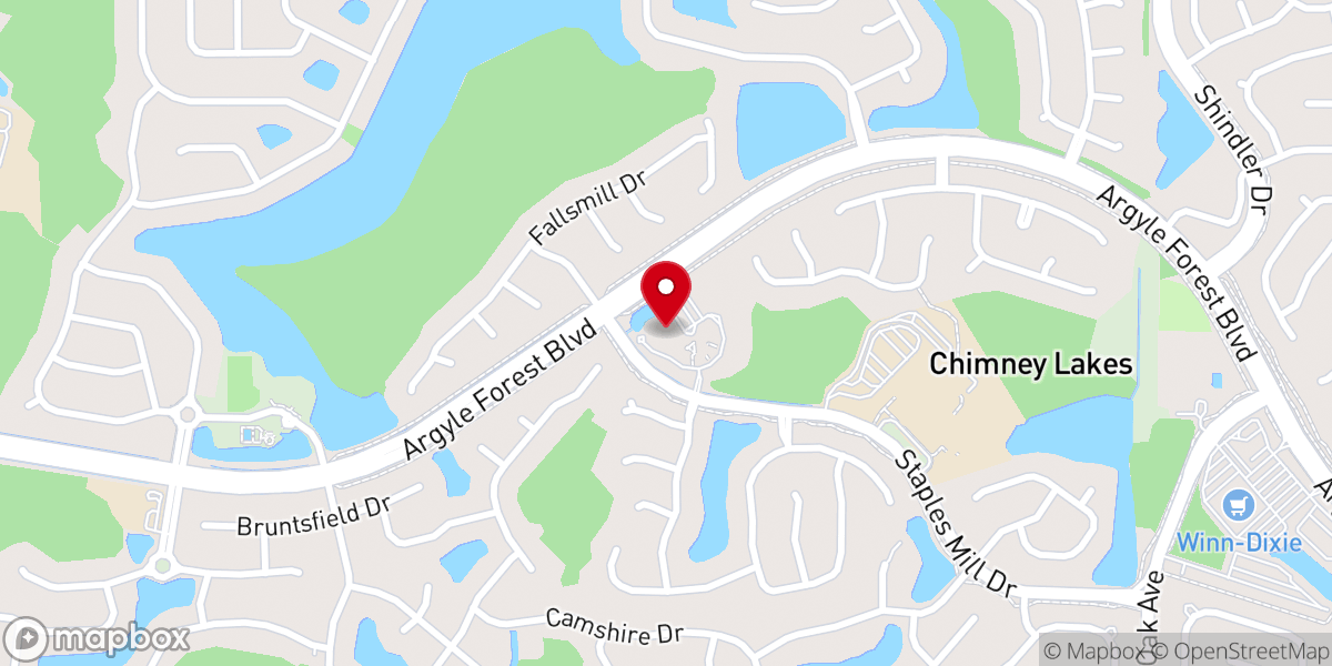 Map showing location of Mary, Queen of Heaven Catholic Church
