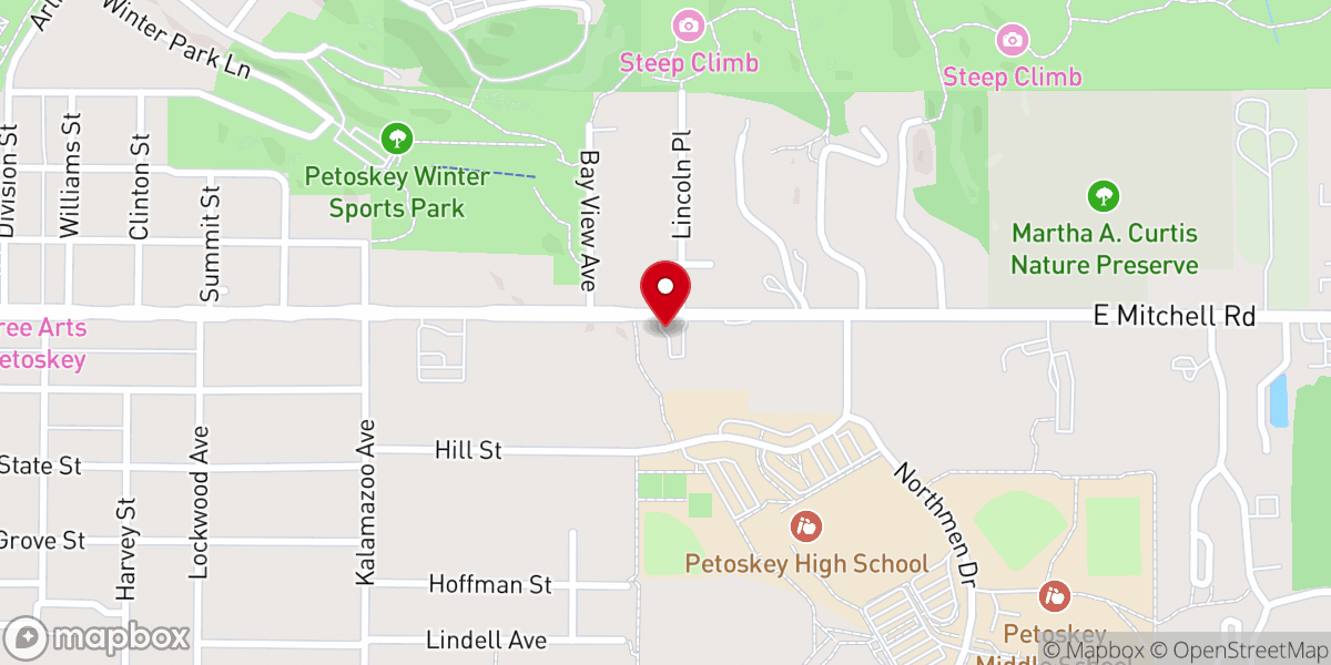 Map showing location of Cross of Christ Lutheran Church