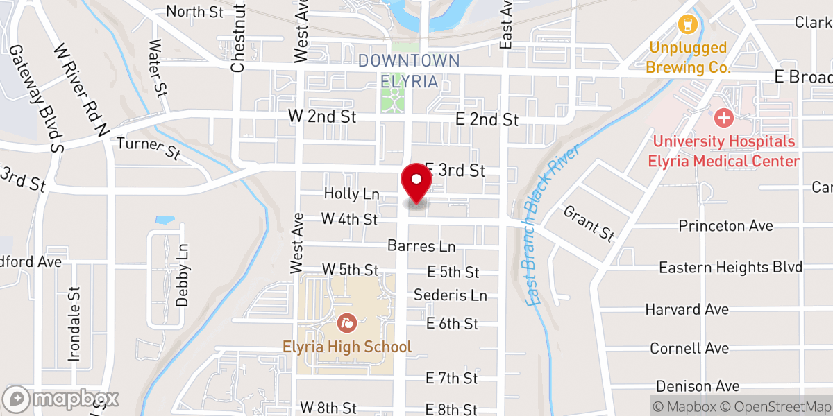Map showing location of St Mary Church