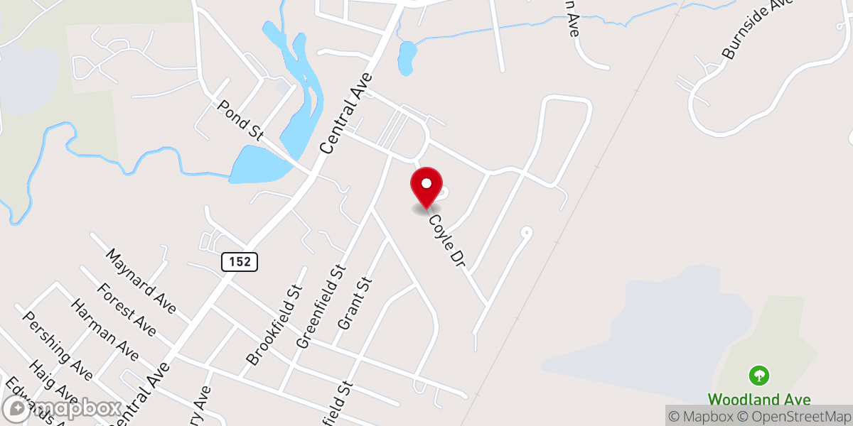 Map showing location of Rita Thomas L