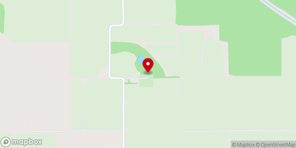 Map showing location of Poplar Church