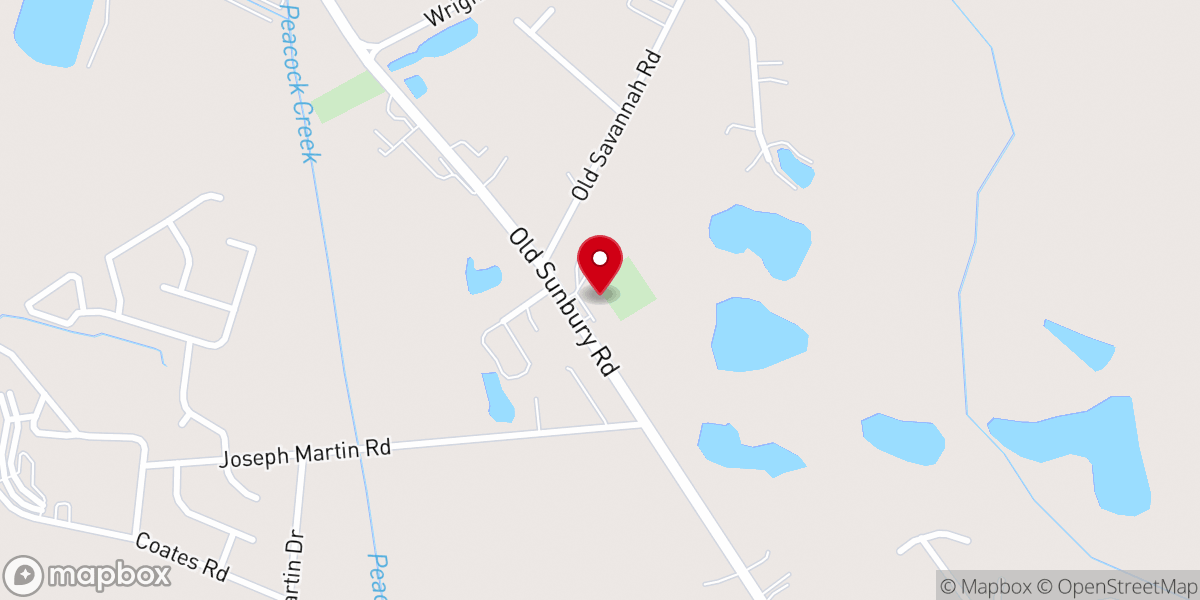 Map showing location of Flemington Presbyterian Church