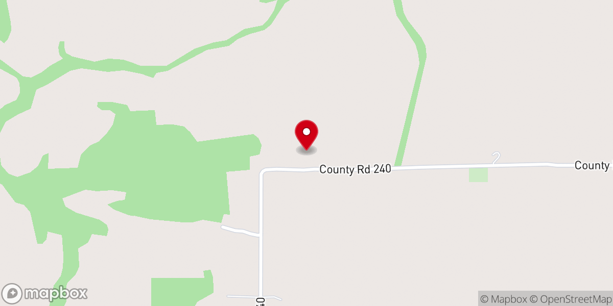 Map showing location of Pilot Grove Church