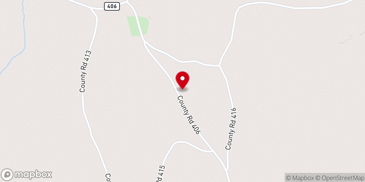 Map showing location of Trinity Bible Baptist Church