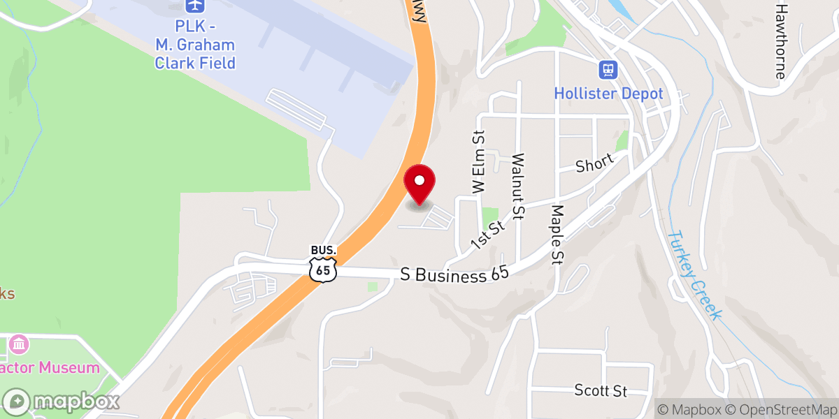 Map showing location of New Beginnings Fellowship