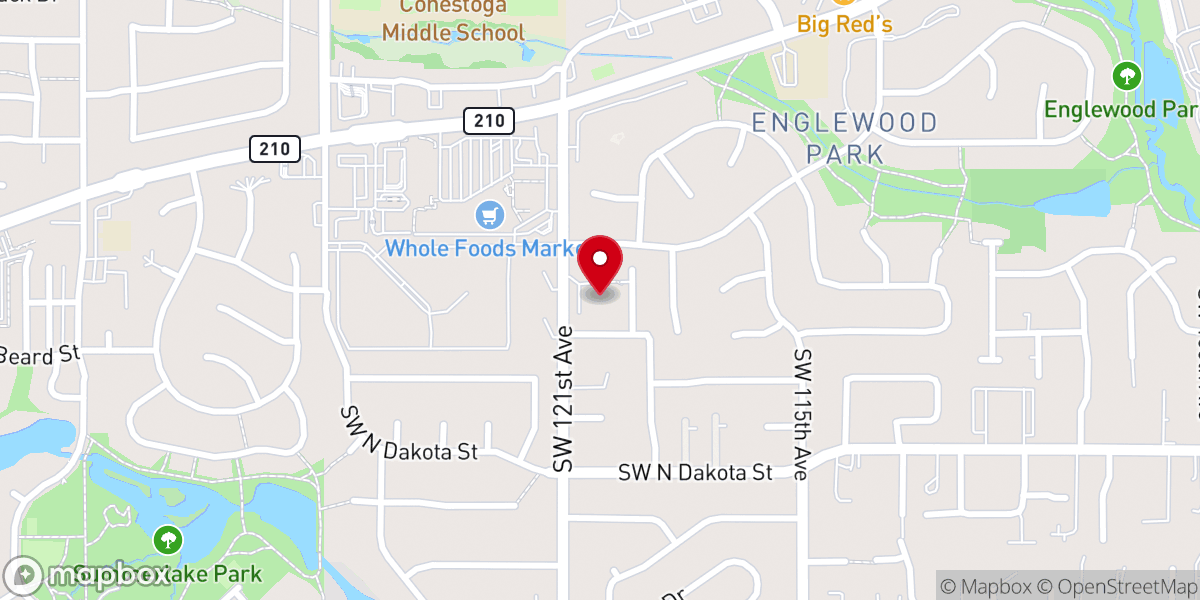 Map showing location of Trinity Community Church