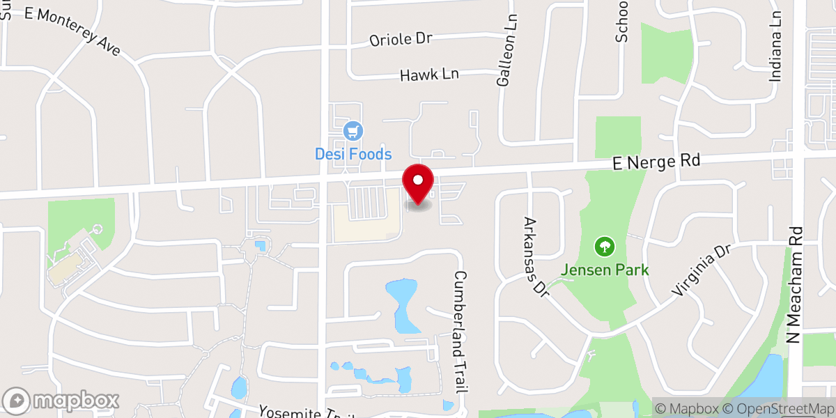 Map showing location of Christ Presbyterian Church