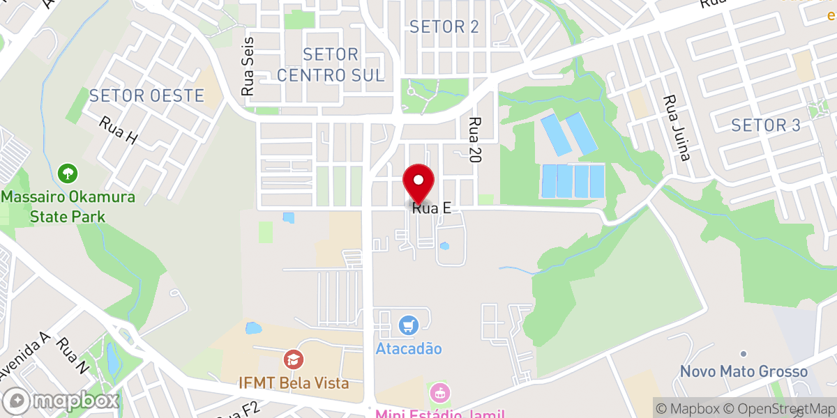 Map showing location of IGREJA BATISTA NACIONAL - IBN Peniel