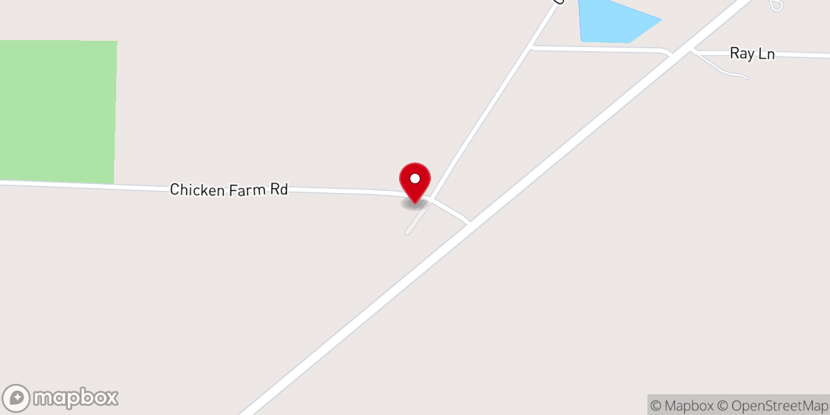Map showing location of Mount Canaan Church