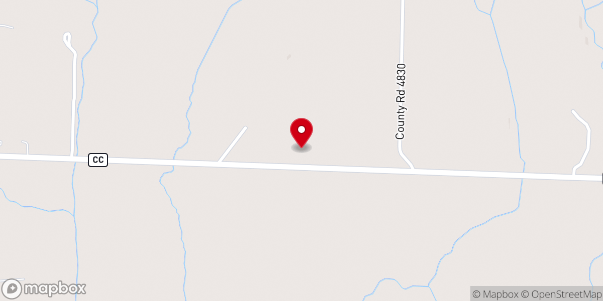 Map showing location of Hope Rest Church